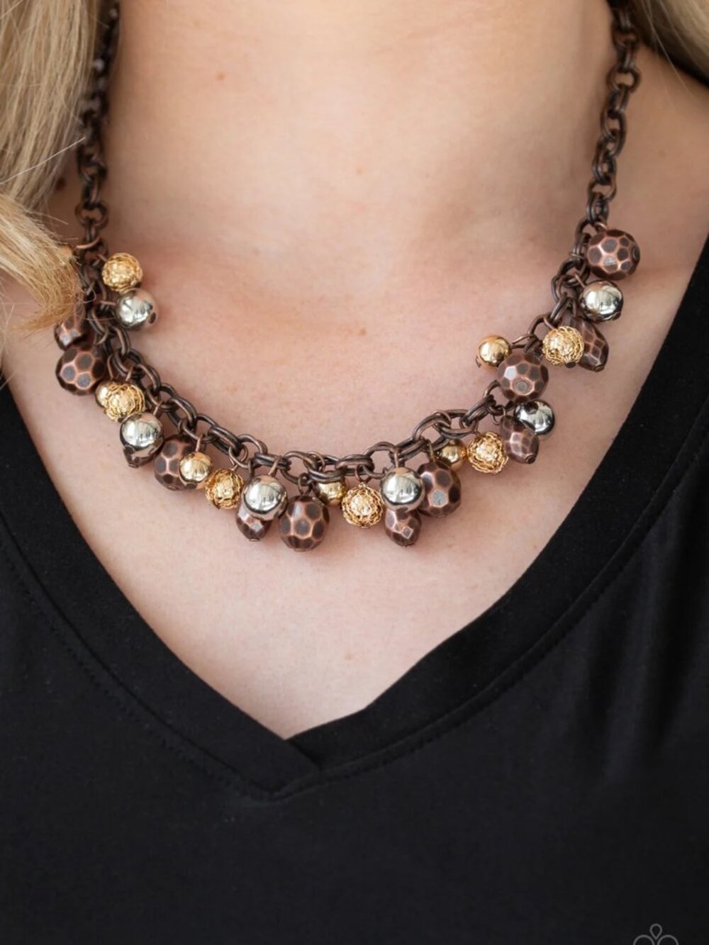 Paparazzi Jewelry Accessories - Building My Brand - Multi Necklace - Vintage